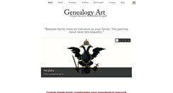 Desktop Screenshot of genealogy-art.com
