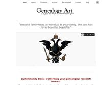 Tablet Screenshot of genealogy-art.com